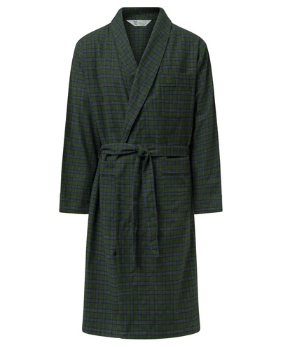 Vestaglia uomo flanella verde - vestaglia,