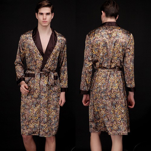 Accappatoio kimono raso - , uomo