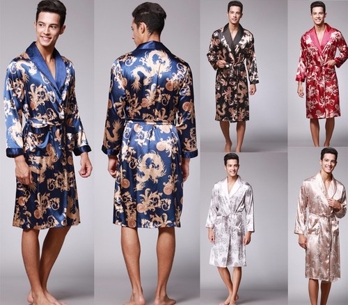 Pigiama uomo raso seta kimono